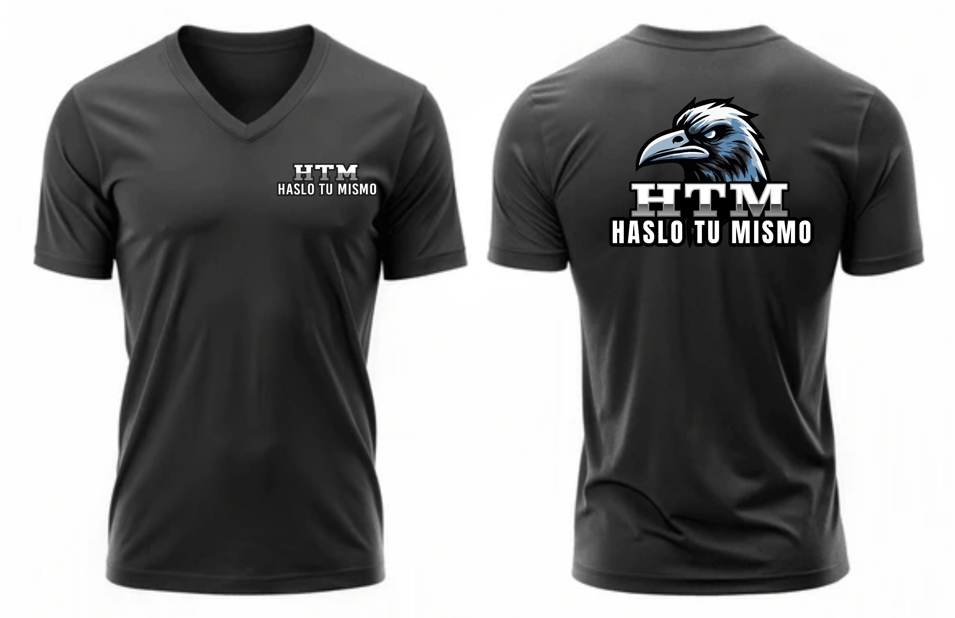 PLAYERA NEGRA HTM HASLO TU MISMO
