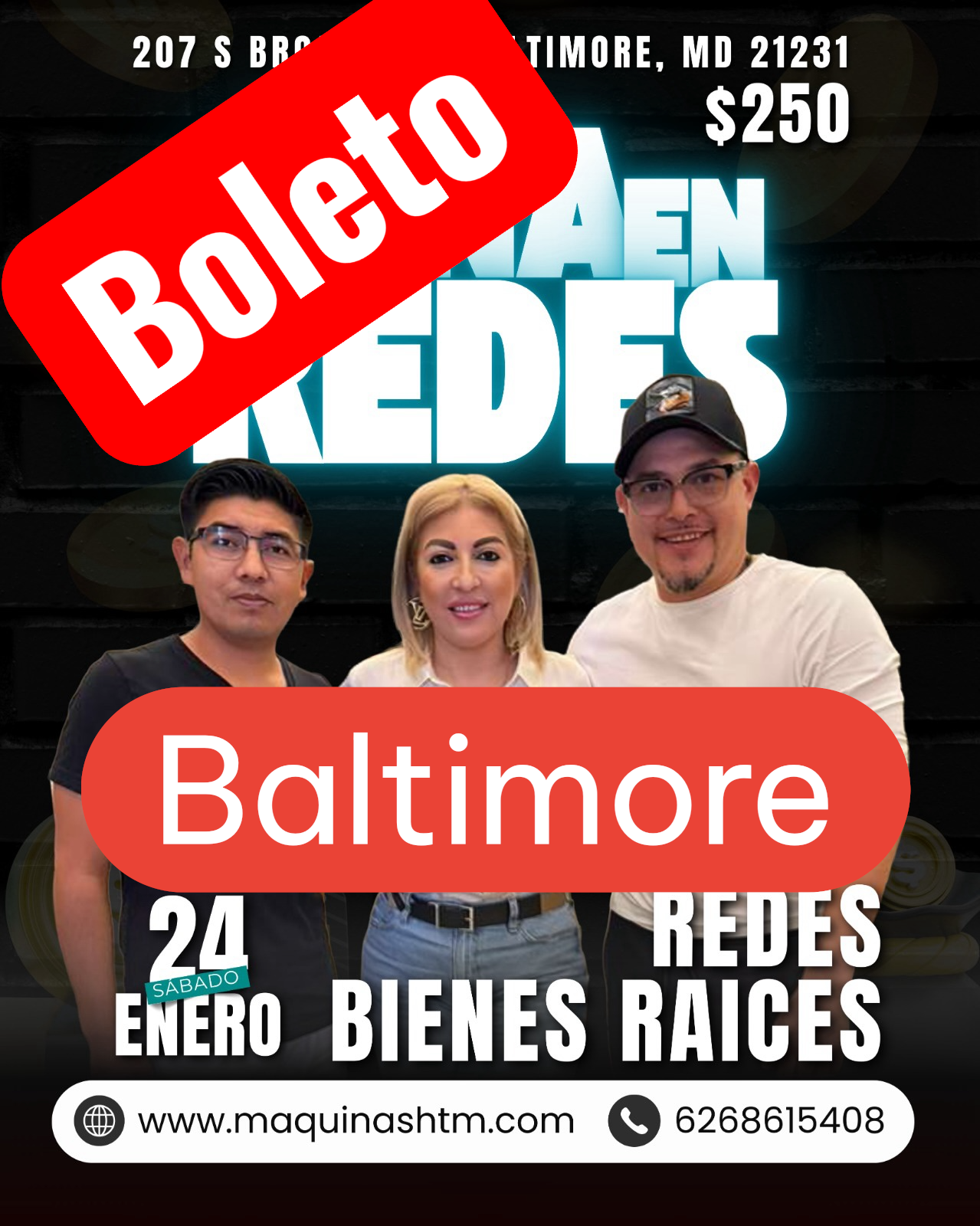 TICKET EXCLUSIVO REDES SOCIALES Y BIENES Y RAICES